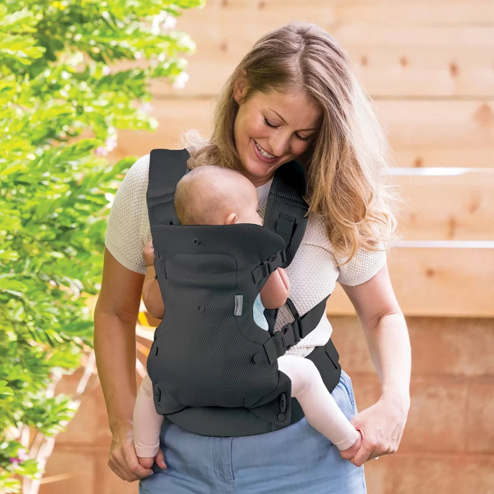 Infantino Porte-Bébé Flip Light & Airy Ergonomique 4 en 1 - Noir