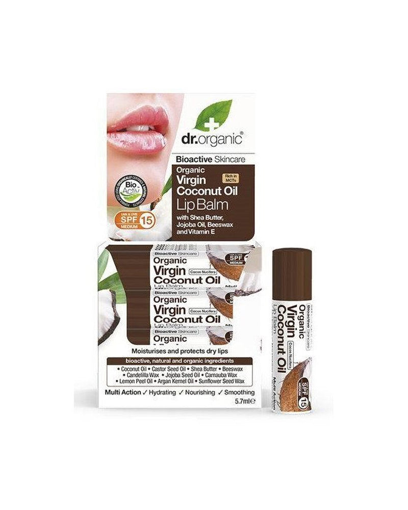 Dr Organic Coconut Lip Balm - 5.7ml