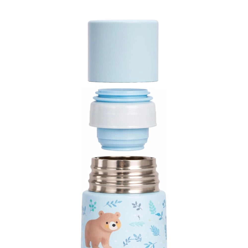 Miniland Gourde Isotherme en Acier Inoxydable 500ml - Ourson