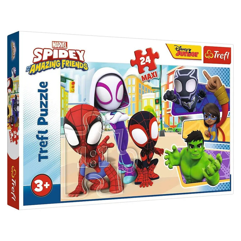 Trefl Maxi Spidey & His Friends 24 Piece Puzzle - 3Y+