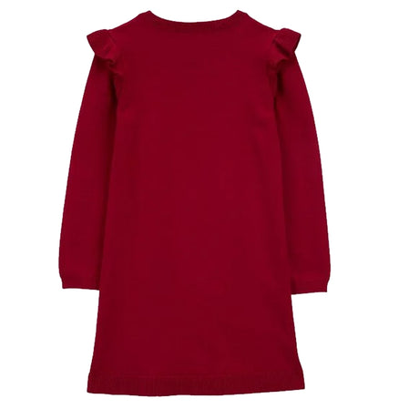 Robe Pull en Maille Torsadée Carter's - Rouge