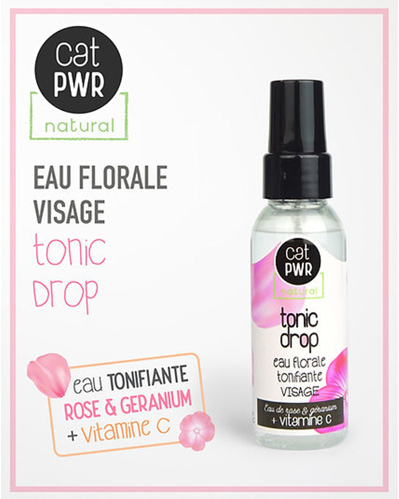 UrbanK Brume Visage Tonifiante à l'Eau Florale TONIC DROP - 60ml