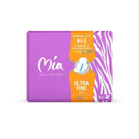 Mia Cotton Touch Serviette Hygiénique Ultra Fine Normal - 10 Unités