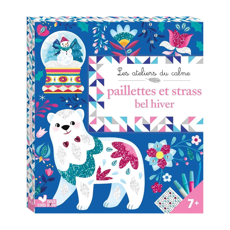 Paillettes et Strass Bel hiver Boîte avec Accessoires - 6A+