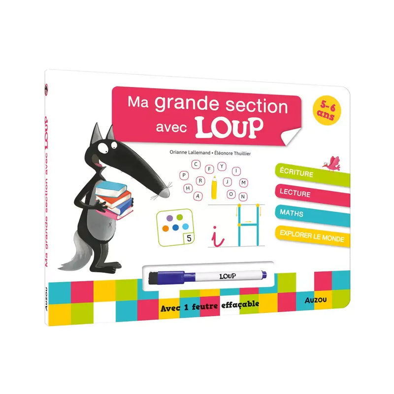 Mi gran sección con lobo - Libro de pizarra