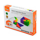 Viga Toys Tangram Magnétique en Bois 35 Pièces - 3A+
