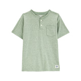Camiseta Henley con bolsillo para Niño OshKosh - Verde