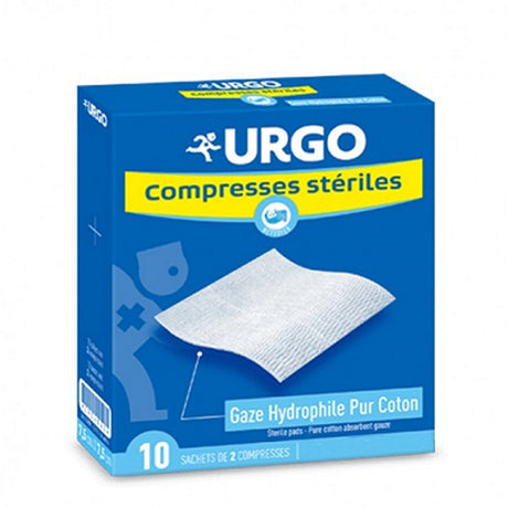 Urgo Compresses Stériles 40x40 cm – Boîte de 10