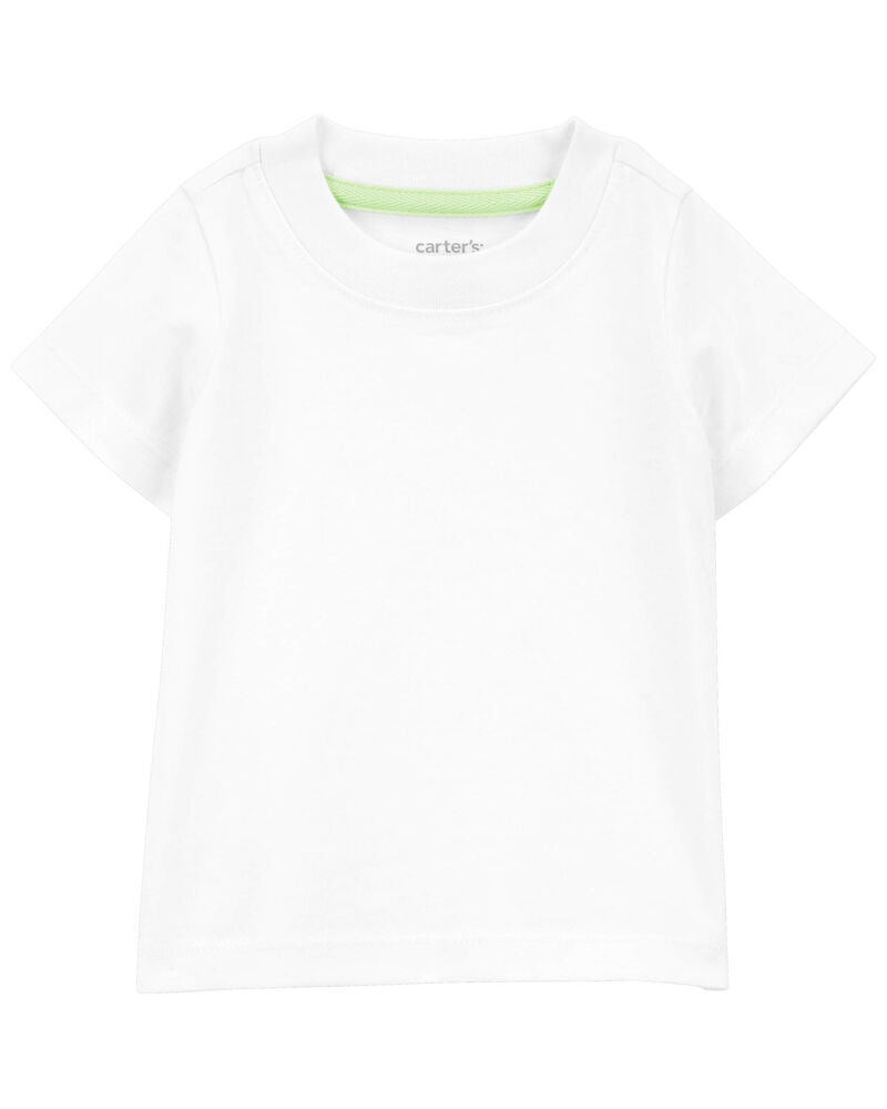 Ensemble 2 Pièces T-Shirt & Salopette Carter's - Blanc & Vert