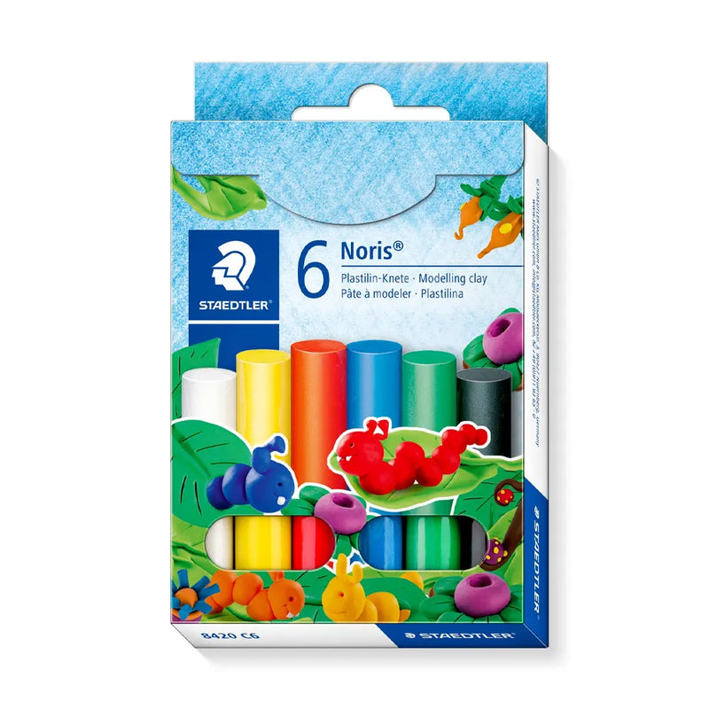 Staedtler Lote de 6 Plastilinas Noris® 8420 C6