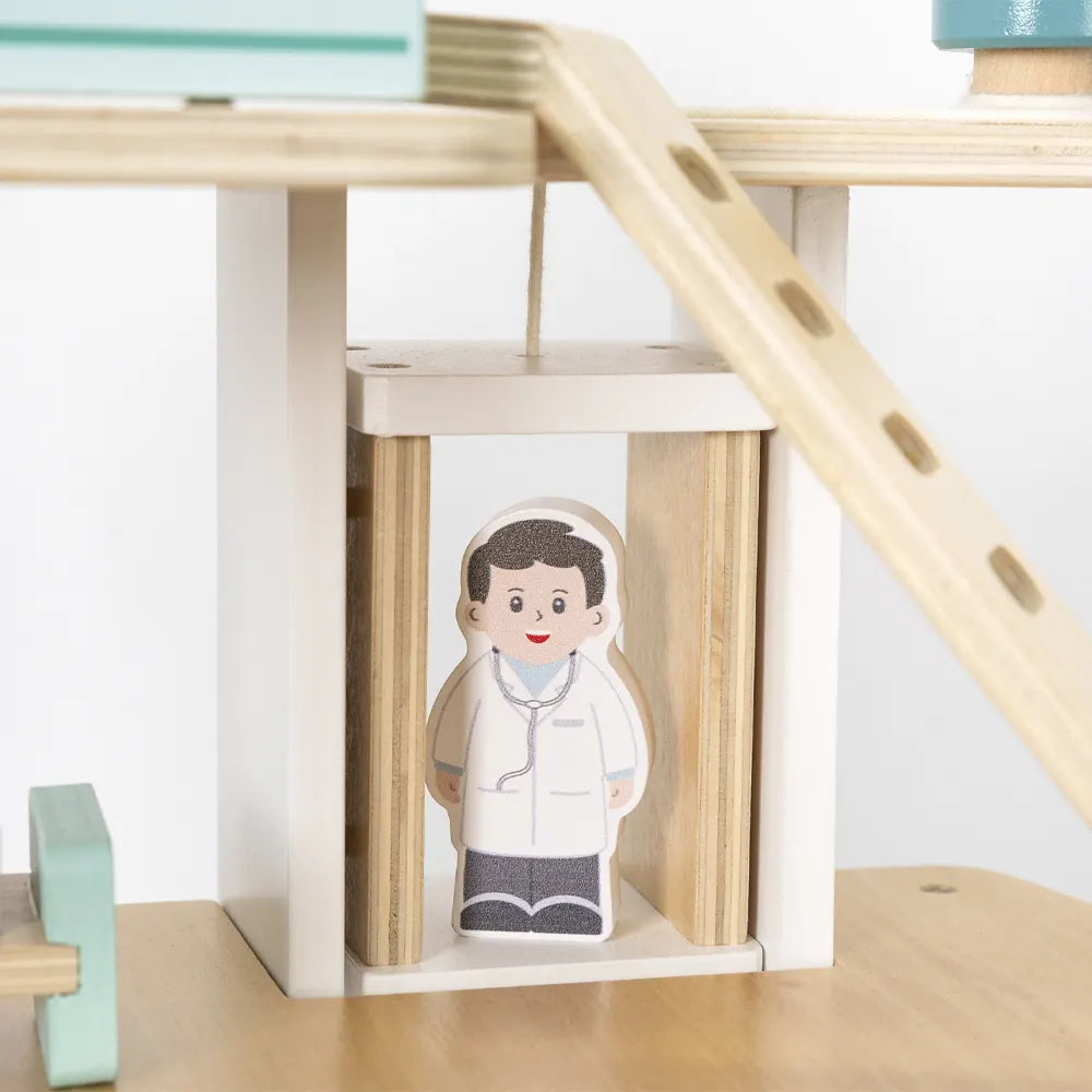 فيغا تويز مستشفى خشبي للأطفال – +3 سنوات