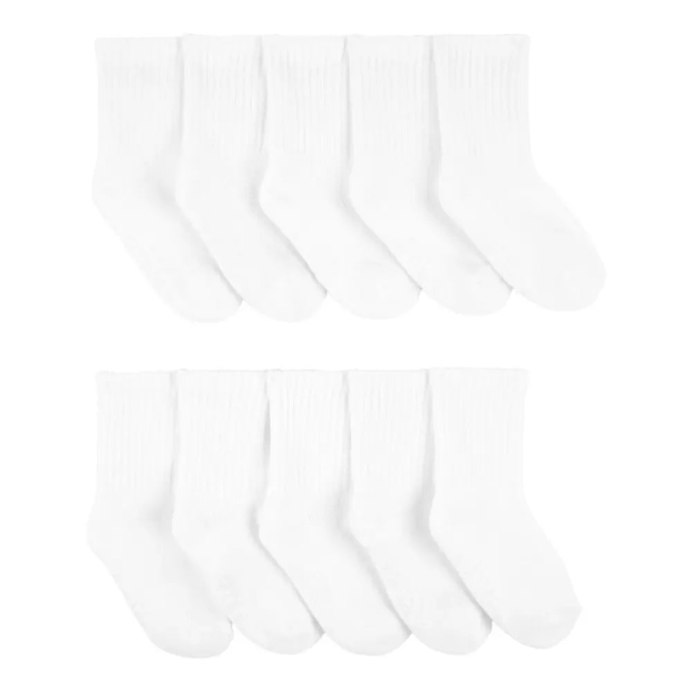 Lot de 10 Paires de Chaussettes
Carter's - Blanc