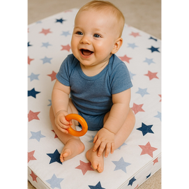 Matelas au Sol 120x120cm Babymat - Trio d'étoiles