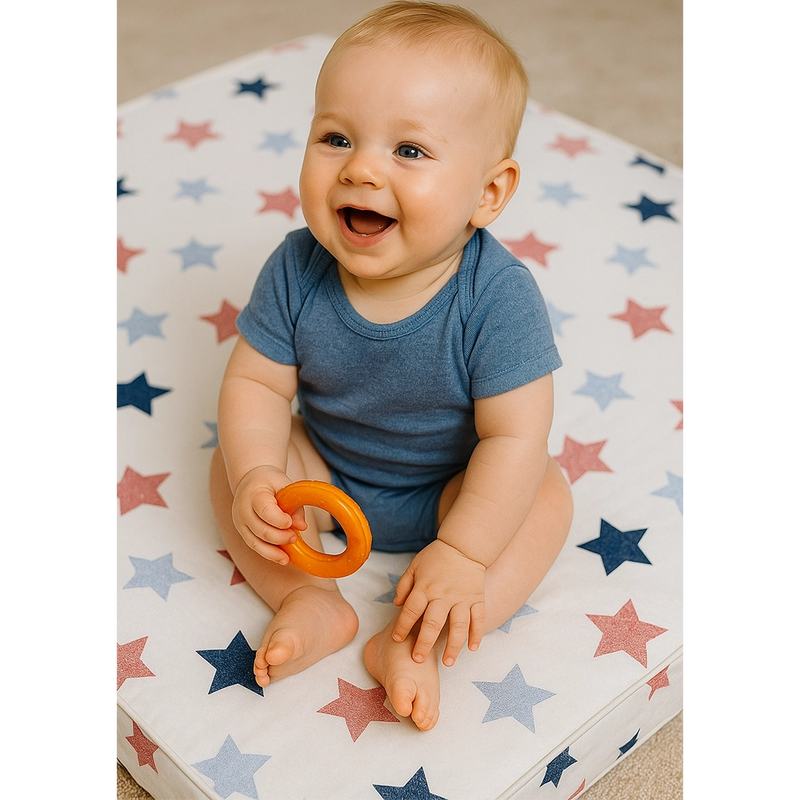 Matelas au Sol 120x120cm Babymat - Trio d'étoiles