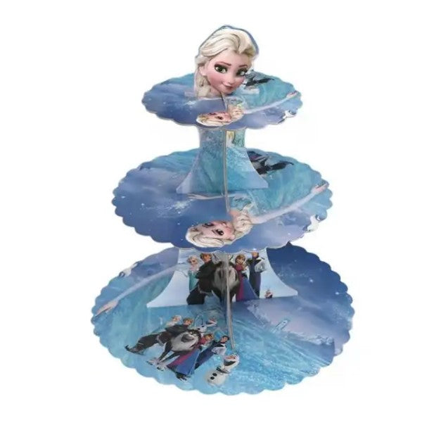 Support à Gâteaux en Papier Pliable - Frozen