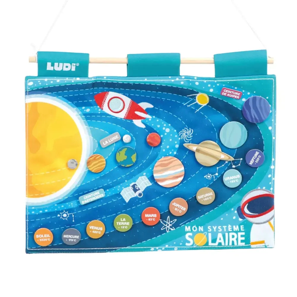 Ludi Carte Du Système Solaire - 5 ans+