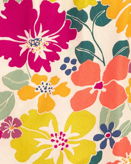 بلوزة فيسكوز بطبعة زهور كارترز - متعدد الألوان