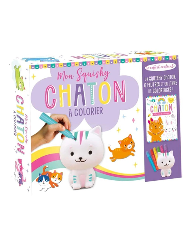 Mon Squishy Chaton à Colorier