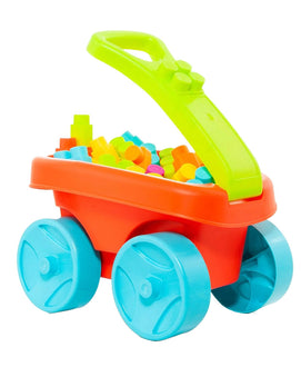 Molto Chariot avec 20 Blocs - Rouge