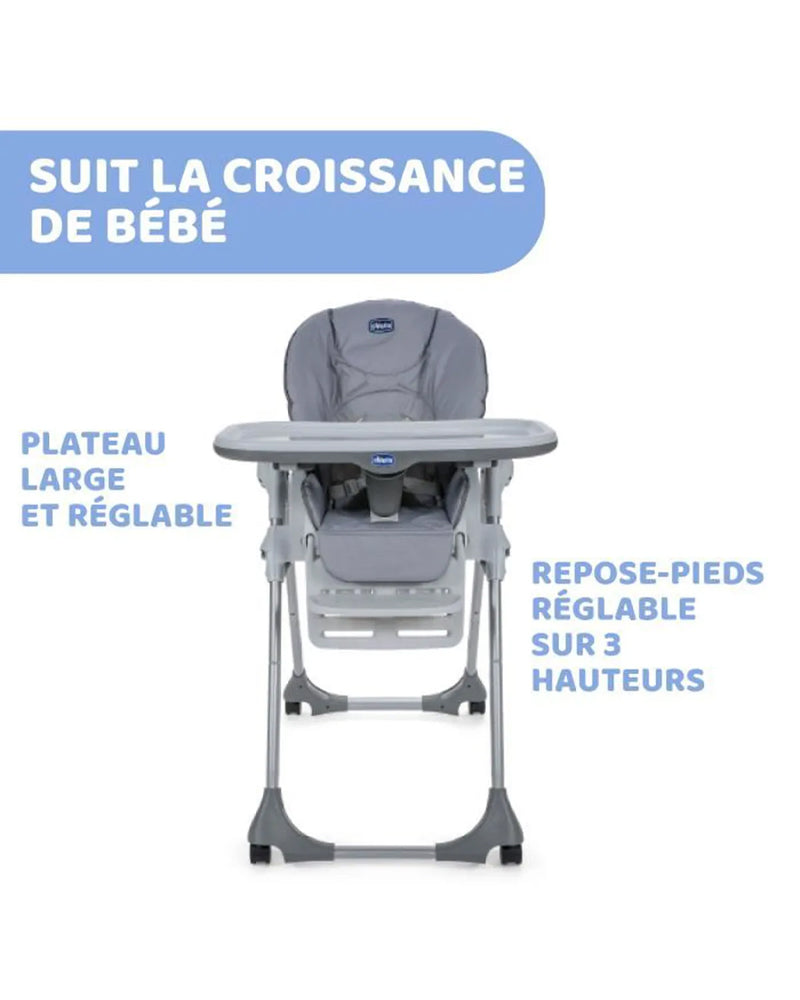 Chicco Chaise Haute bébé Polly Easy - Nature