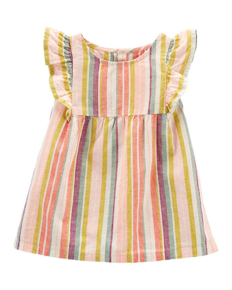 KIMONO EN LIN RAYÉ Taille XS Couleur Lin rayé KIMONO EN LIN RAYÉ Taille XS Couleur Lin rayé