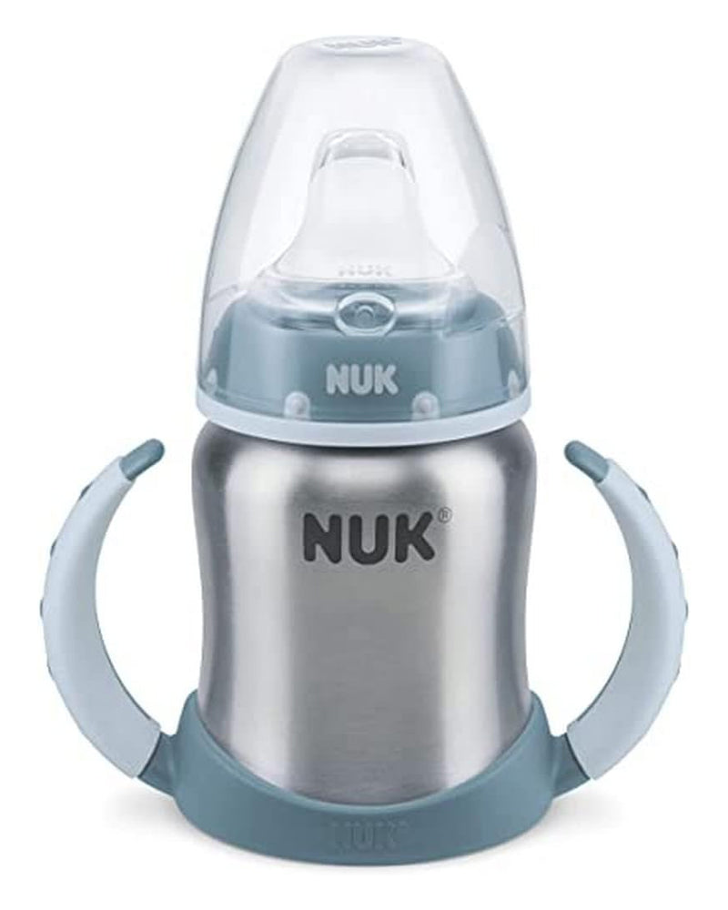 Tasse NUK Learner Stainless Steel 125ml 6-18M - Bleu