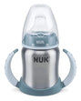 Tasse NUK Learner Stainless Steel 125ml 6-18M - Bleu