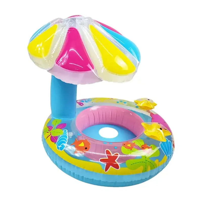 Child's Inflatable Float with Palm Tree Roof – 61cm