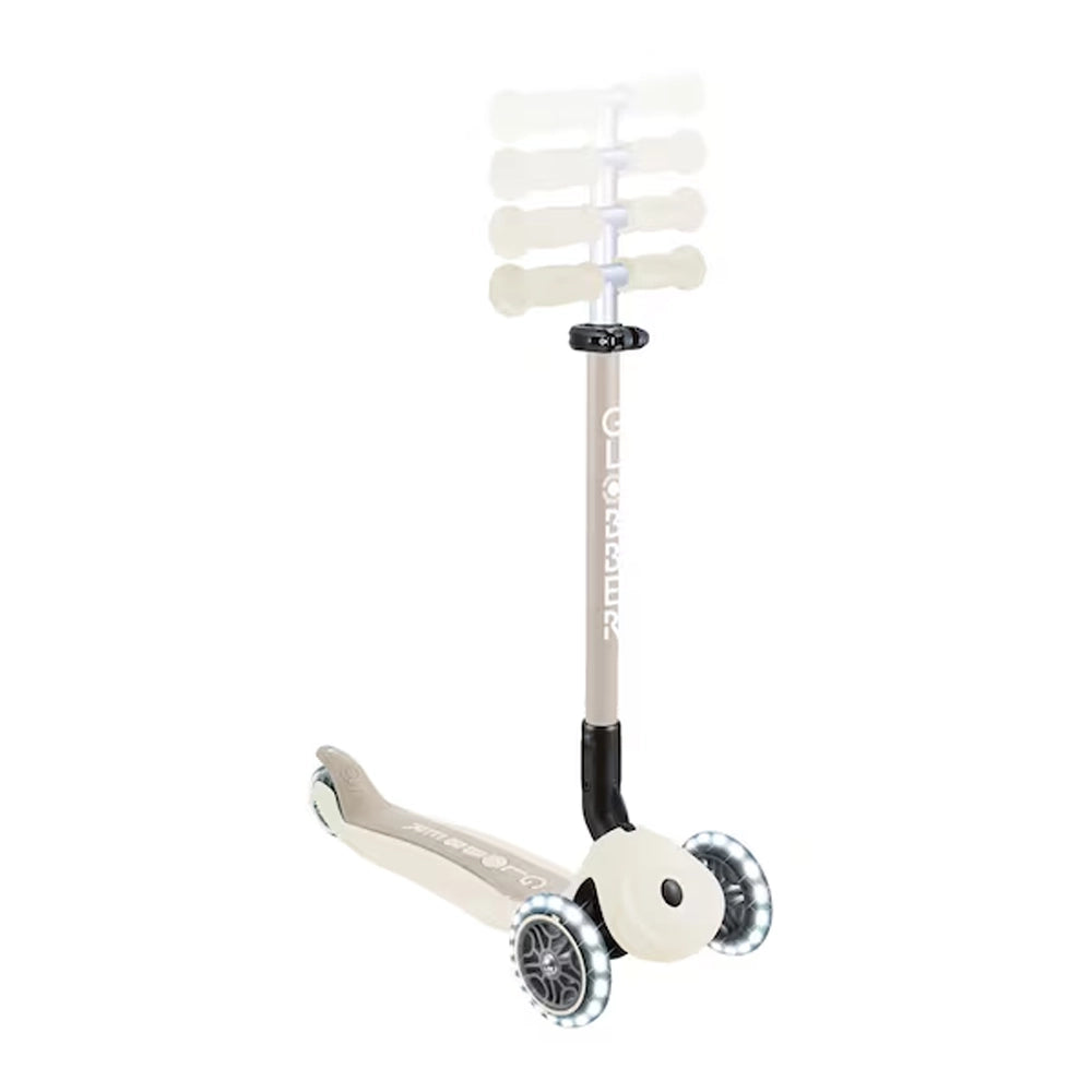 Globber Trottinette Évolutive GO-UP Deluxe LED 360° - Beige