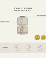 Lunchbox Tritan 3 Compartiments Citron - Sophie La Girafe