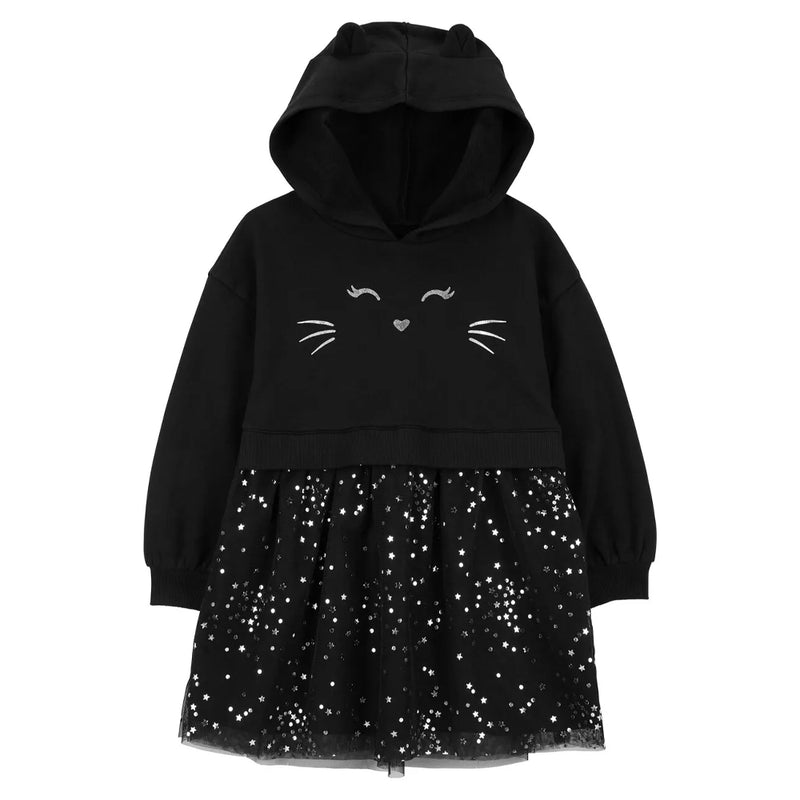 Carter's Tulle Dress - Black Cat