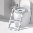 Réducteur de Toilette Pliable avec Échelle 18M+ - Gris