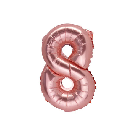 Ballon Chiffre 8 Rose Gold – 86cm