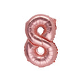 Ballon Chiffre 8 Rose Gold – 36cm