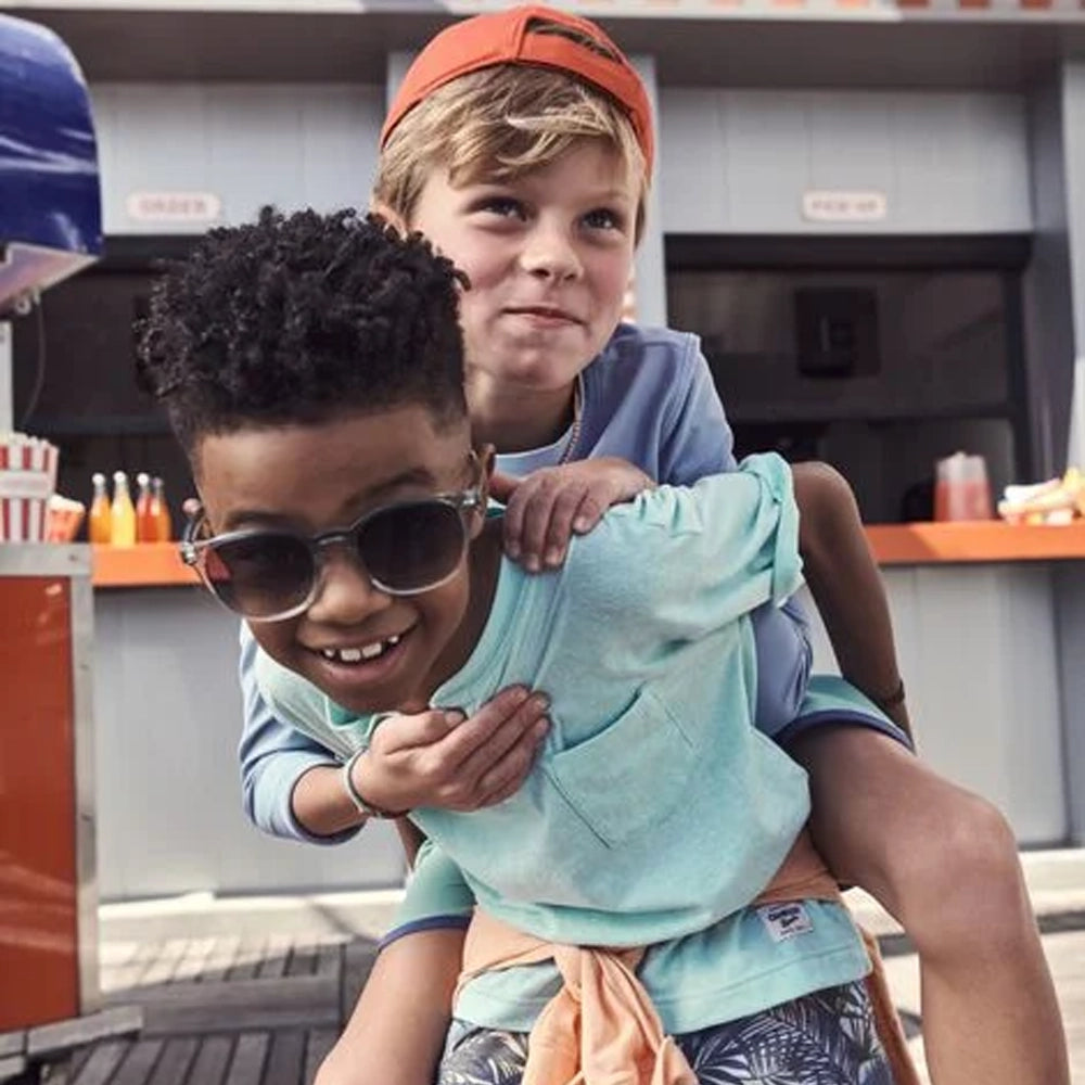 Camiseta Henley con bolsillo para Niño OshKosh - Turquesa