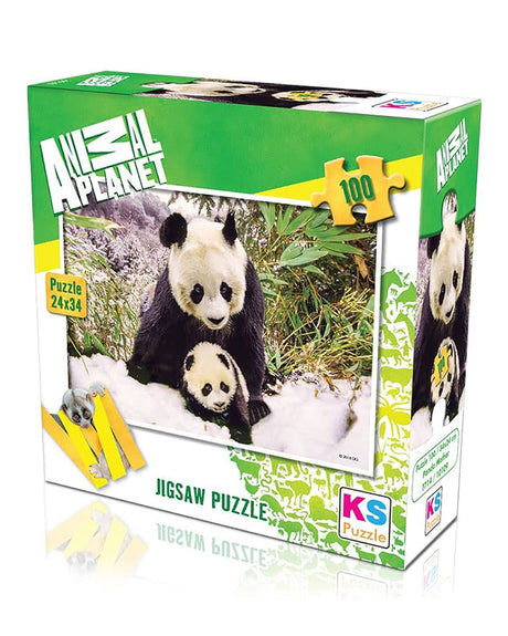 KS Child Puzzle 100 - Panda Mother