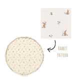Play&Go Tapis de Jeu Organic Rabbit Lapin - 120cm
