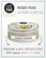 UrbanK Masque Visage Purifiant Peau Mixte à Grasse Boutons + Acné - 60g