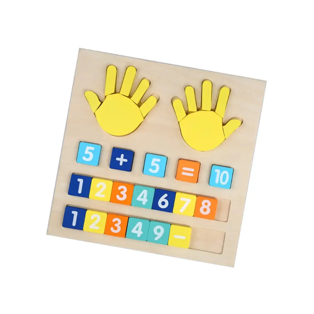 Jeu en bois des doigts et des chiffres Montessori Playtive apprendre à compter 3 ans - Jeux & Jouets Jeu en bois des doigts et des chiffres Montessori Playtive apprendre à compter 3 ans - Jeux & Jouets
