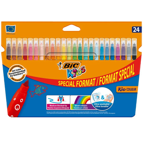 Boîte de 24 Feutres Bic