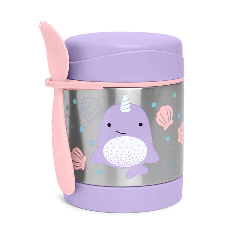 Skip Hop Zoo Stainless Steel Insulated Food Jar 325ml - Narwhal