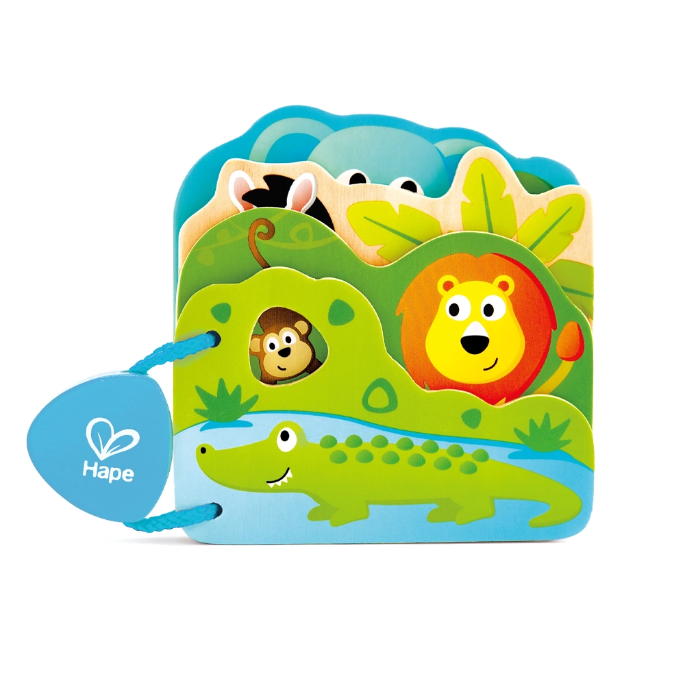 Hape Livre d'Animaux Sauvages 10M+