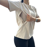 Bambidou T-shirt d'Allaitement - Beige