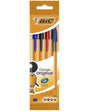 Bic Orange Original Fine Stylos 4 Pièces