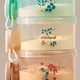 Miniland Set de 4 Pots pour le Lait - Multicolore