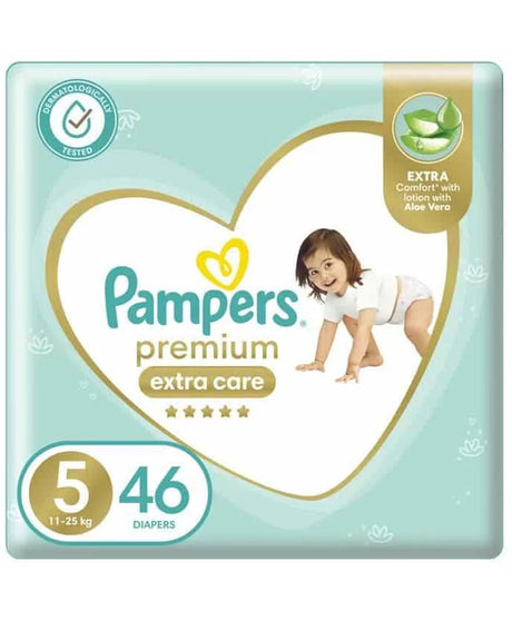 Pampers Premium Protection - Taille 5 x 46 Couches, 11-25 kg