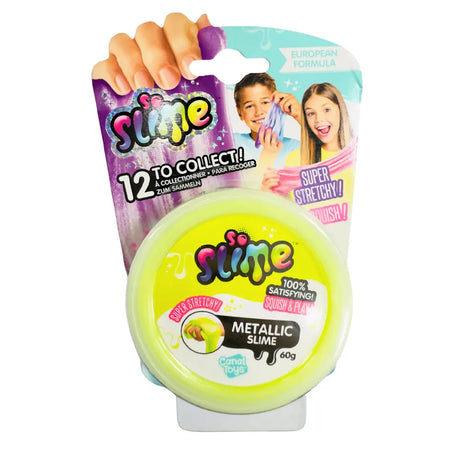 Canal Toys Slime Pots à Collectionner – Jaune Métallique