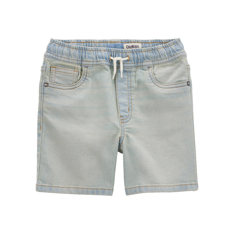 Short en Jean à Enfiler Garçon OshKosh - Délavage Bleu Clair