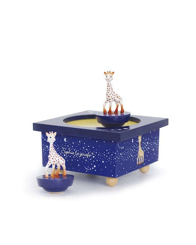 Trousselier Boite à Musique Dancing Sophie La Girafe - Bleu