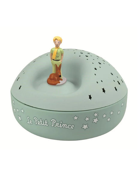 Trousselier Veilleuse Projecteur d'Etoiles Musical Le Petit Prince - Vert